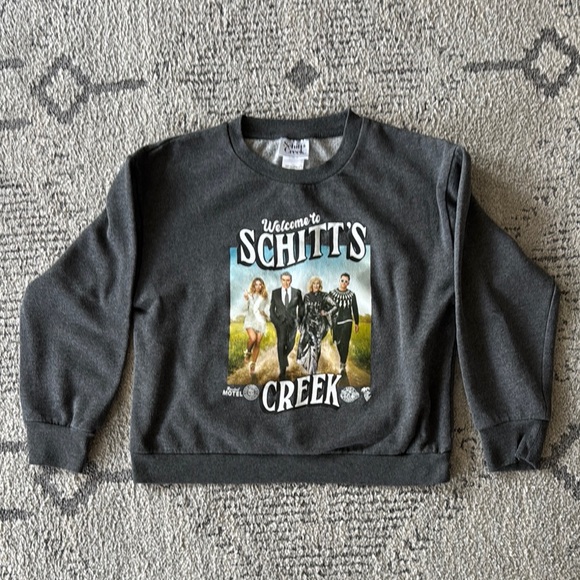 Gray Schitt's Creek Graphic Sweatshirt, excellent condition - Picture 1 of 4